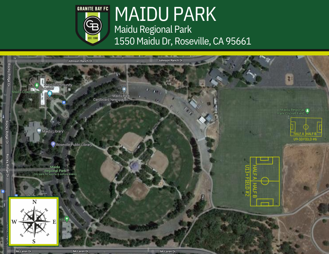 Maidu Regional Park Soccer Fields